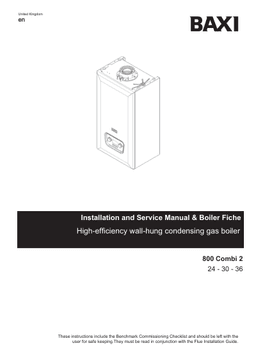 Boiler manual cover